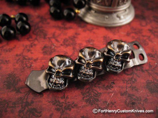 Steel Flame - Rare Three Small Darkness - Flashlight Clip