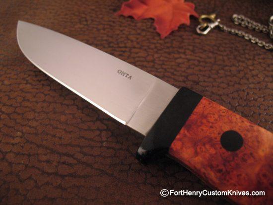 Hiroaki Ohta - Deep Woods Belt Knife - Amboyna - Image 3