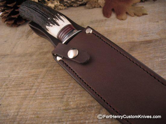 Mike Malosh - Custom Magnum Camp Knife - Stag - Image 10