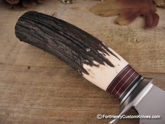Mike Malosh - Custom Magnum Camp Knife - Stag - Image 4