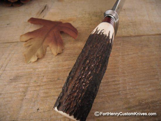 Mike Malosh - Custom Magnum Camp Knife - Stag - Image 8