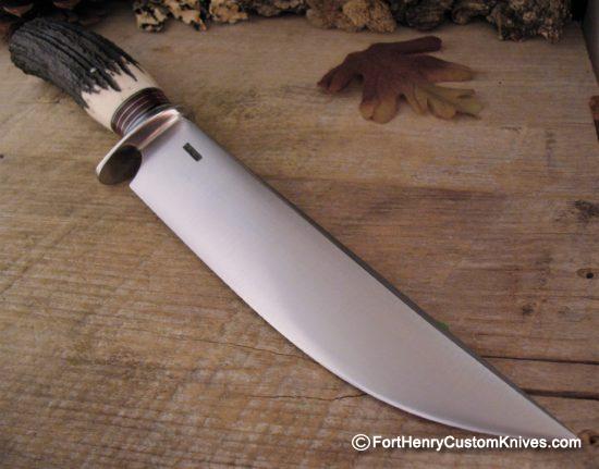 Mike Malosh - Custom Magnum Camp Knife - Stag