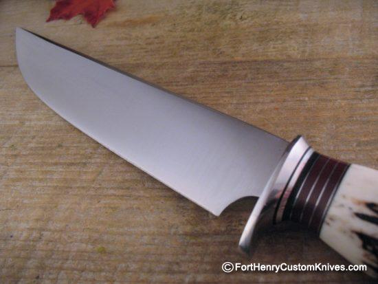 Mike Malosh - Custom Magnum Camp Knife - Stag - Image 9