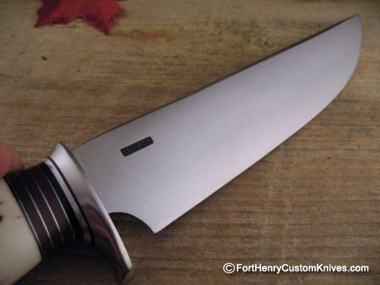 Mike Malosh - Custom Magnum Camp Knife - Stag - Image 3