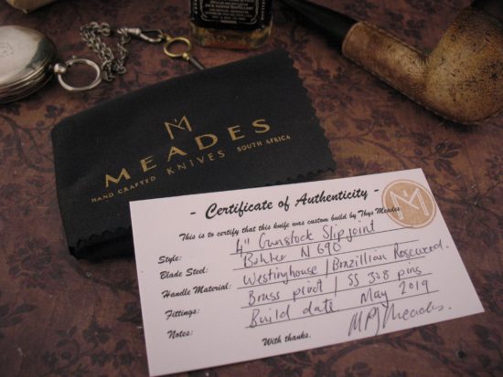 Thys Meades - Custom Gunstock Slipjoint - Westinghouse - Image 8