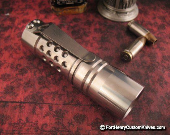 Barrel Flashlight - Custom H17F - Machine Finished Ti