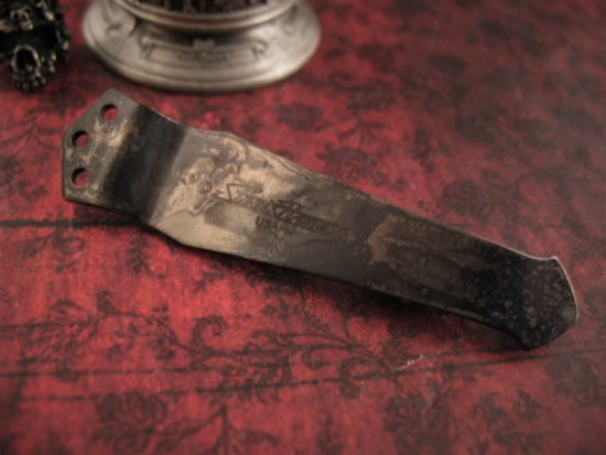 Steel Flame - Knife Clip - Bushido Warrior w/Red Eyes - Image 4
