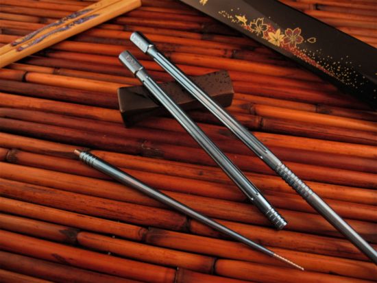 Steve Kelly - Ti Sushi Chopsticks - Custom Anodized Titanium - Image 5