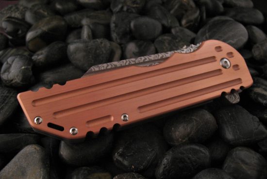 Alpha Hunter - Copperhead War Bowie - Damasteel - #2 - Image 2