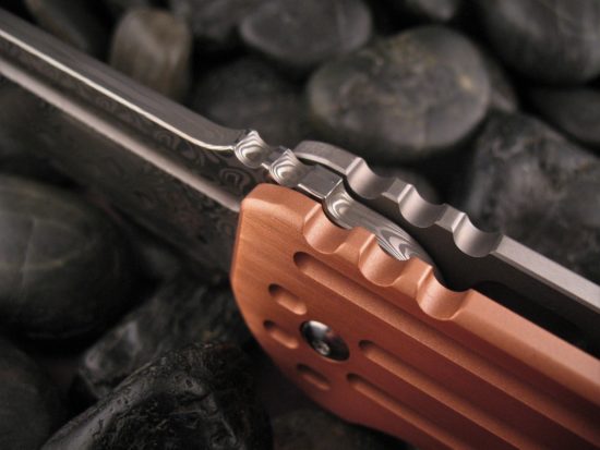 Alpha Hunter - Copperhead War Bowie - Damasteel - #2 - Image 5