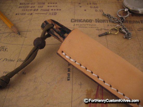 Hiroaki Ohta - Gentleman's Stag Belt Knife - San Mai - Image 6