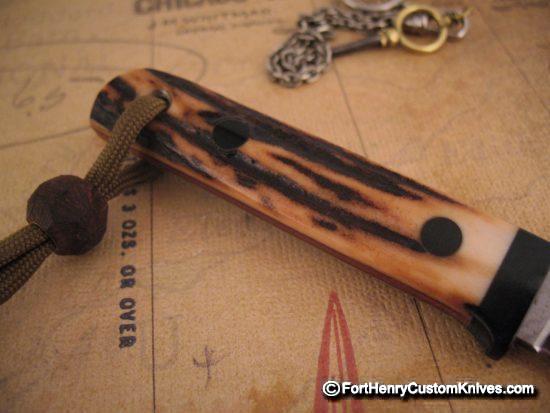 Hiroaki Ohta - Gentleman's Stag Belt Knife - San Mai - Image 4