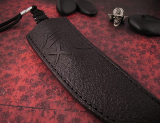 Denis Mura - Custom Kwaiken - Stingray - w/Leather Sheath - Image 8