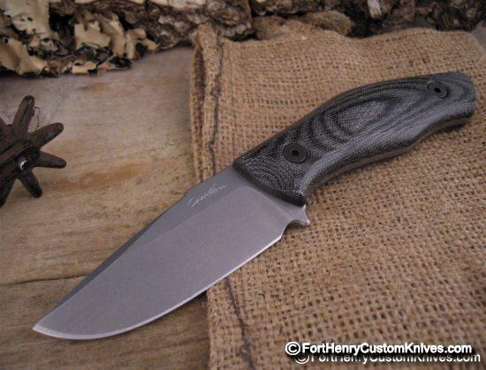 Nathan Carothers - Rare EDC3 - Delta 3V - Black Micarta