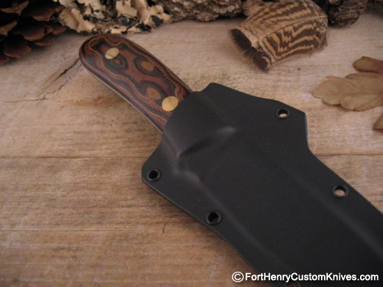 Bob Dozier - Unique Kings River Skinner - Snakeskin Micarta - Image 7