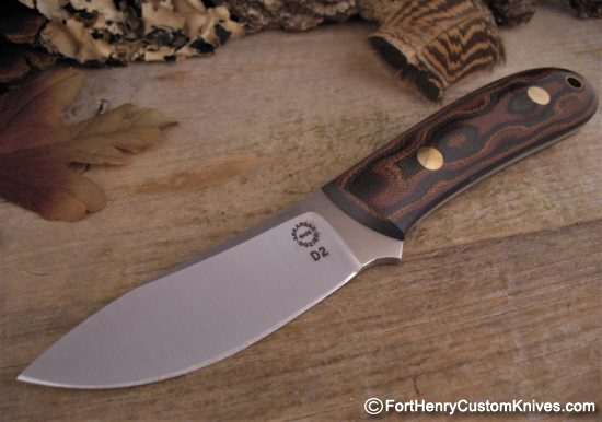 Bob Dozier - Unique Kings River Skinner - Snakeskin Micarta