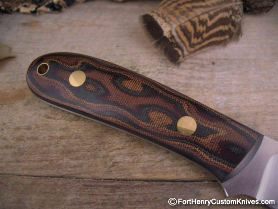 Bob Dozier - Unique Kings River Skinner - Snakeskin Micarta - Image 5