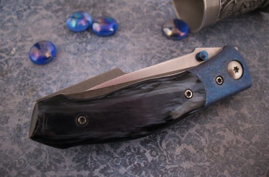 Alan Folts - New EDC Tanto - Flourentine Titanium - Image 2