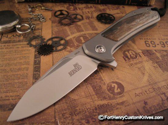 Arno Bernard - NEW Orca Dual Opening - Giraffe Bone Inlay