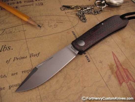 Hiroaki Ohta - Custom Clip Point Jack - Carbon Fiber