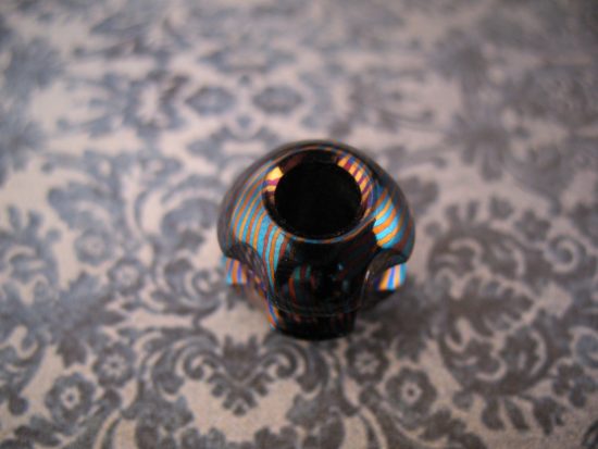 Ti_Gear_Design - Lg Timascus - Robot Head Bead - Image 3