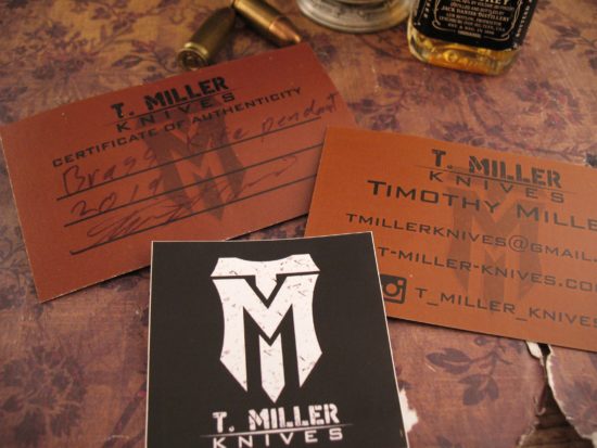 Miller Bros. Blades - Custom Brass Knife Pendant / Bottle Opener - Image 8