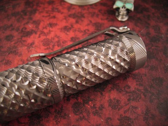 Hanko Machine Works - Damasteel Trident w/Total Tesseract Finish - Image 2