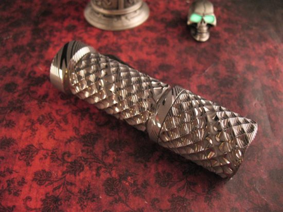 Hanko Machine Works - Damasteel Trident w/Total Tesseract Finish - Image 3