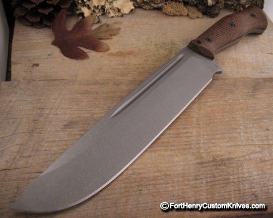 Nathan Carothers - RARE HD Medium Chopper - Burlap Micarta
