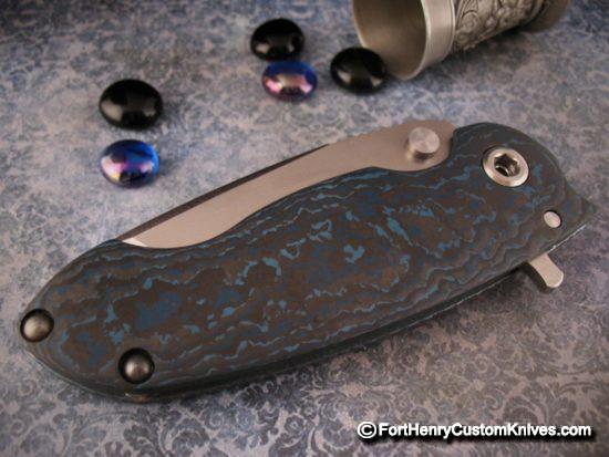 DireWare - V-5 Solo Flipper - Carbon Fiber - Hammered Titanium - Image 2