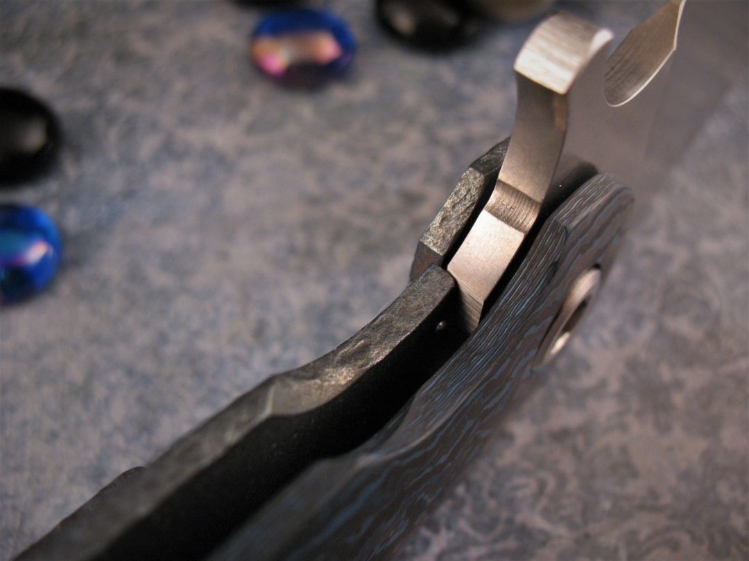 DireWare - V-5 Solo Flipper - Carbon Fiber - Hammered Titanium - Image 5