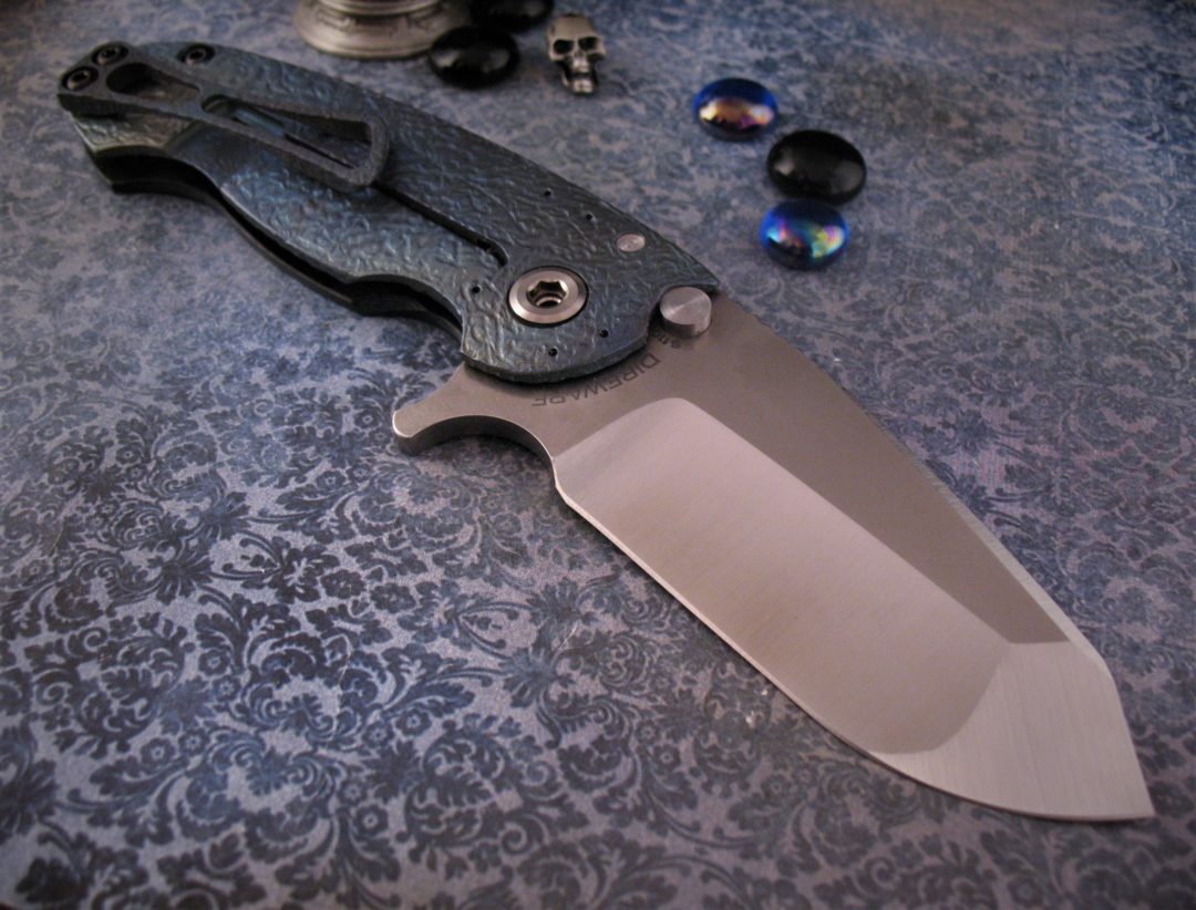 DireWare - V-5 Solo Flipper - Carbon Fiber - Hammered Titanium - Image 7
