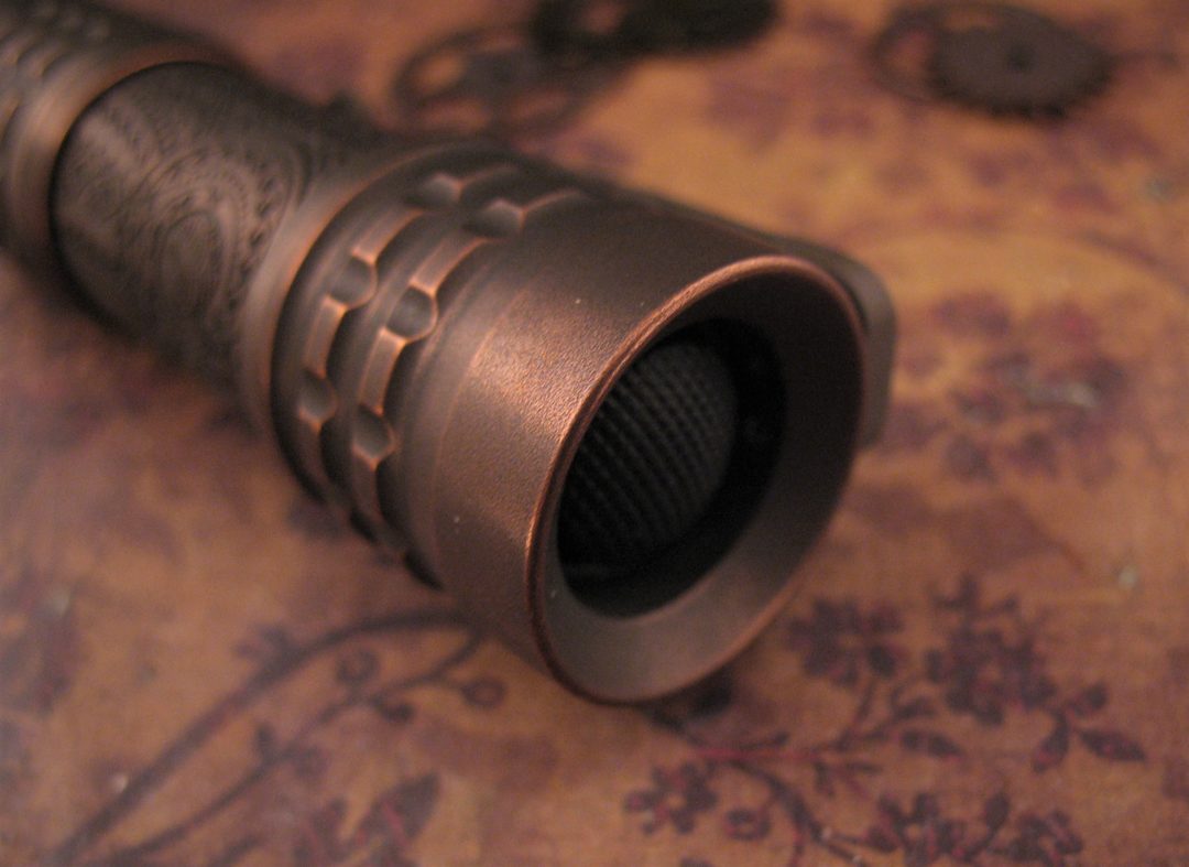 Ti2Design / Mike Bond - Custom Copper Pele Light - Hawaiian Engraving - Image 3