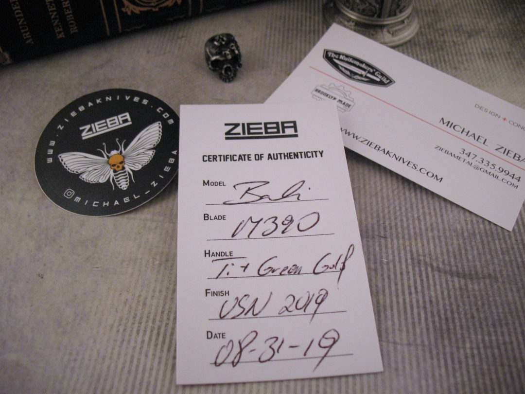 Michael Zieba - Limited Edition USN Bali - 18k Moth - Image 9