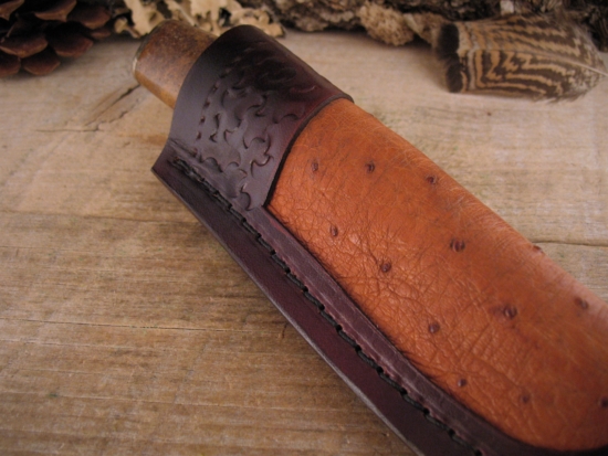Herb Derr - Drop Point - Fossilized Sea Cow - Hand Forged - Image 6