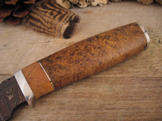 Herb Derr - Drop Point - Fossilized Sea Cow - Hand Forged - Image 4