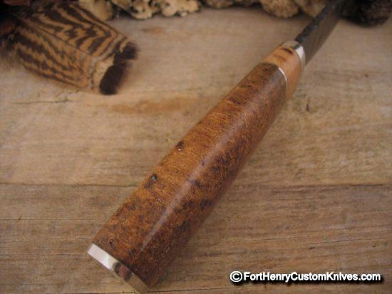 Herb Derr - Drop Point - Fossilized Sea Cow - Hand Forged - Image 2