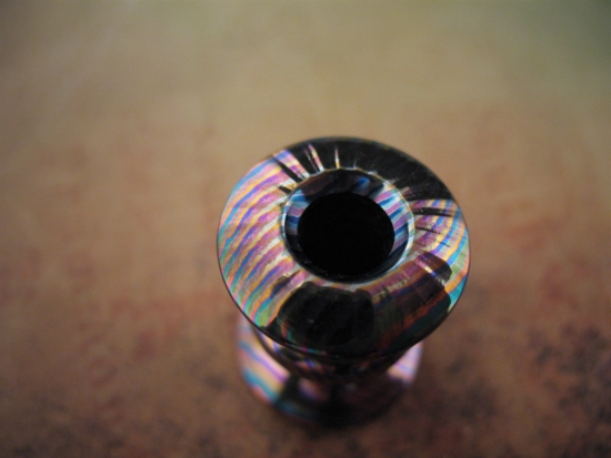Ti_Gear_Design - Lg Spool Bead - Triple Titanium - Image 3