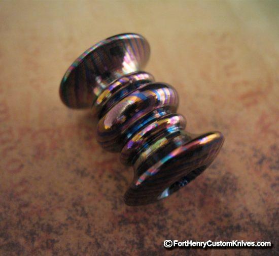 Ti_Gear_Design - Lg Spool Bead - Triple Titanium - Image 4