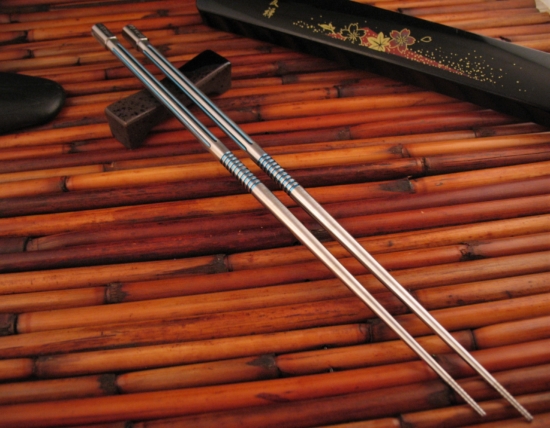 Steve Kelly - Ti Sushi Chopsticks - Titanium