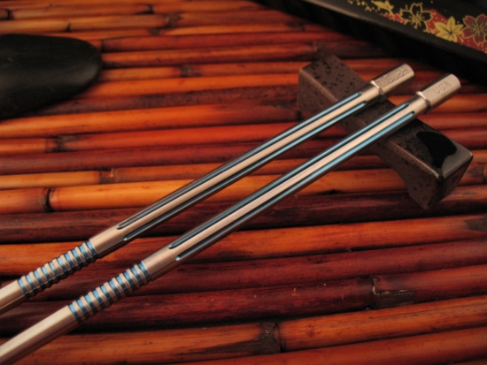 Steve Kelly - Ti Sushi Chopsticks - Titanium - Image 5