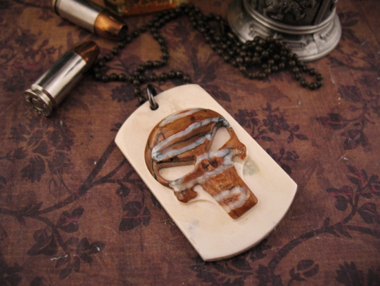 Fine Turnage Productions - Punisher Pendant - Mammoth Tooth