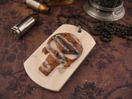 Fine Turnage Productions - Punisher Pendant - Mammoth Tooth - Image 2