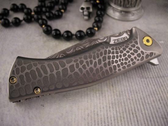 Michael Zieba / Jason Knight - Custom Mini-S5 Flipper - Silver Backspacer - Image 2