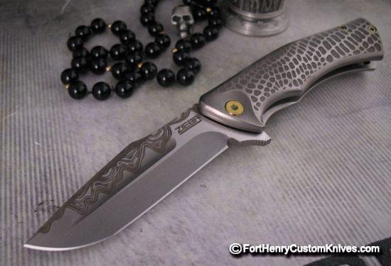 Michael Zieba / Jason Knight - Custom Mini-S5 Flipper - Silver Backspacer