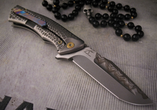 Michael Zieba / Jason Knight - Custom Mini-S5 Flipper - Silver Backspacer - Image 8