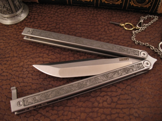 Michael Zieba - Bali - Engraved - Silver Skull Backspacer - Image 5