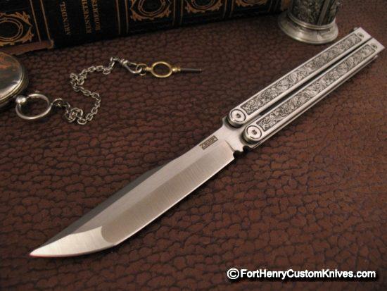 Michael Zieba - Bali - Engraved - Silver Skull Backspacer