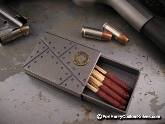 ONE Survival - EDC Titanium Matchbox - w/Striker - Image 3