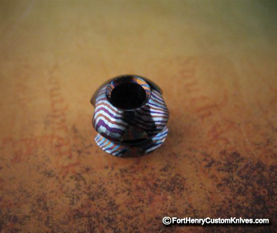 Ti_Gear_Design - Lg Timascus - Robot Head Bead - Choice - Image 6